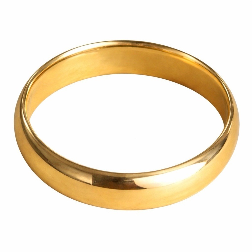 14k Solid Gold Ring Men's Size 10 -  5mm - 5.17 Grams